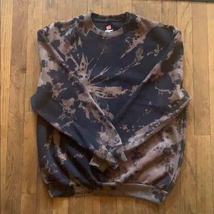 Bleach Dyed Sweatshirt
